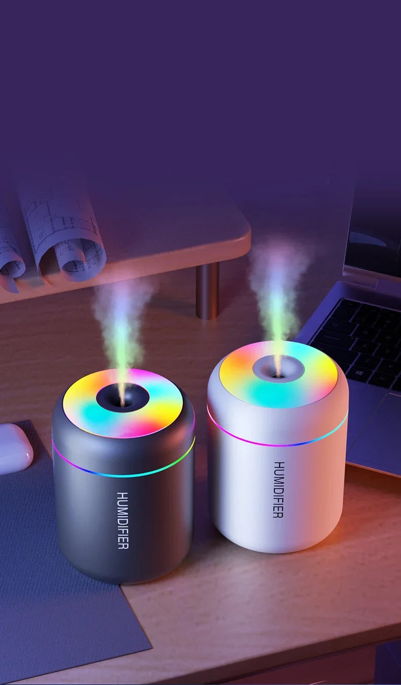 Mini USB Humidifier with Ambient Light