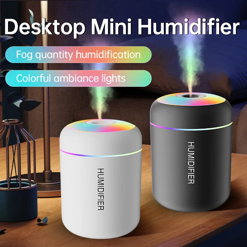 Mini USB Humidifier with Ambient Light