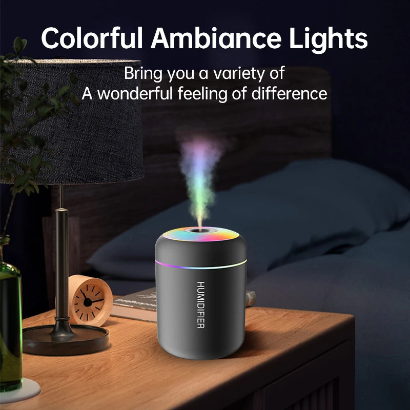 Mini USB Humidifier with Ambient Light