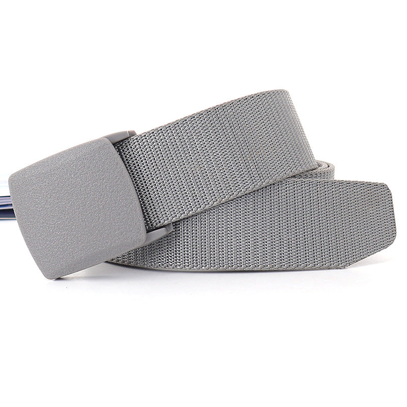 Security check camouflage nylon belt men's tactical belt women's automatic buckle pants belt woven cross-border wholesale