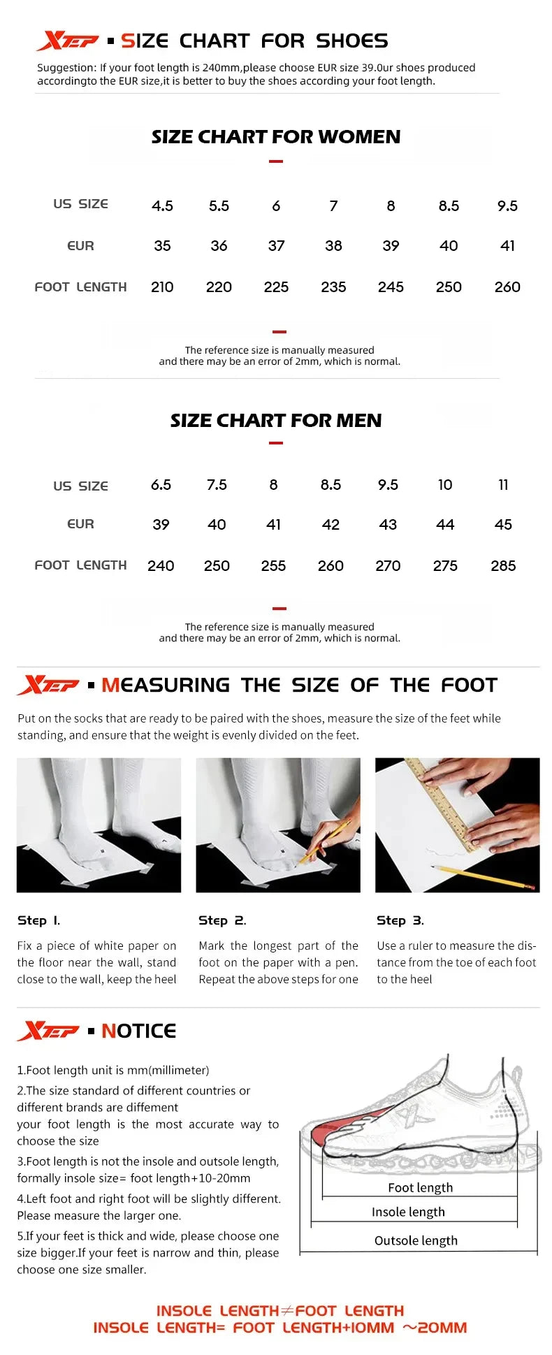 Xtep 2000km 5.0 Shoes Sneakers for Men Cushion Durable Professional Combat Universal Jogging Running Shoes 874119110023