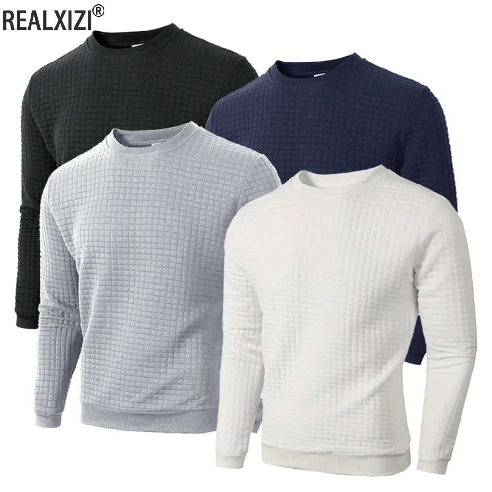 Men's casual pullover or zip-up hoodie