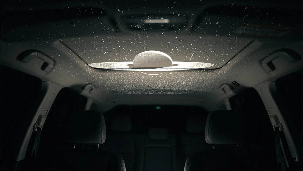 USB Car Atmosphere Projector Light Car Interior Ambient Light LED Starry Star Light Party Decor Romantic Saturn Galaxy Light
