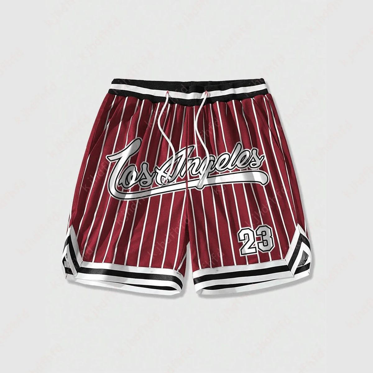Los Angeles #23 Basketball Shorts Men's Loose Beach Shorts Quick Dry Shorts For Summer Women 3D Casual Oversized Sport Shorts