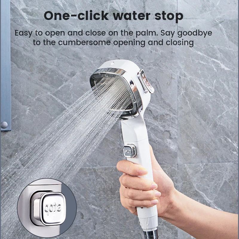 3-Mode Handheld Shower Head