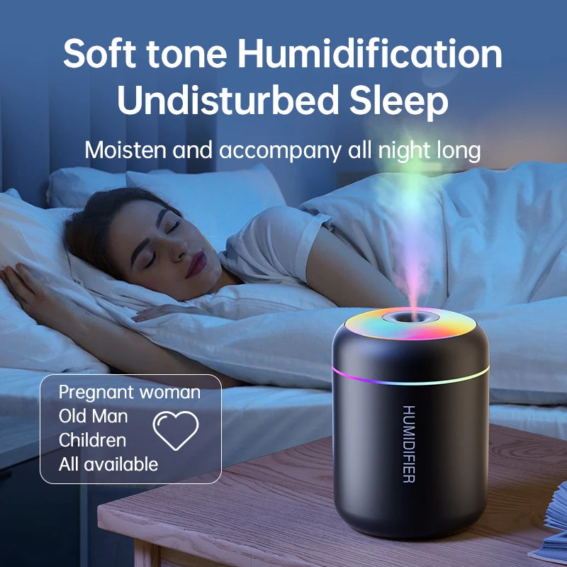 Mini USB Humidifier with Ambient Light