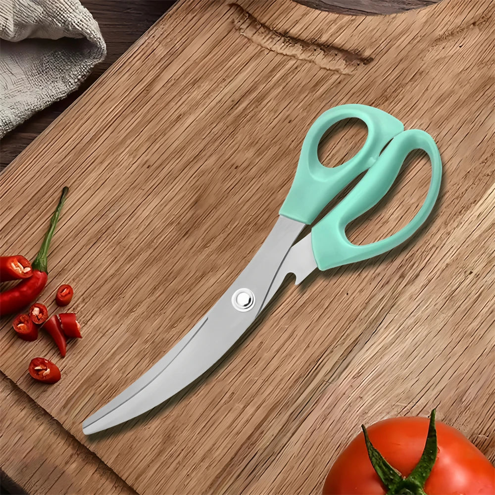 1PC，Chicken Bone Kitchen Scissors Kitchen Duck Fish Cutter Stainless Steel BBQ Scissors Food Scissors Food Scissors Tools