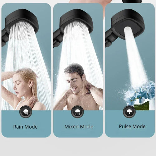 3-Mode Handheld Shower Head