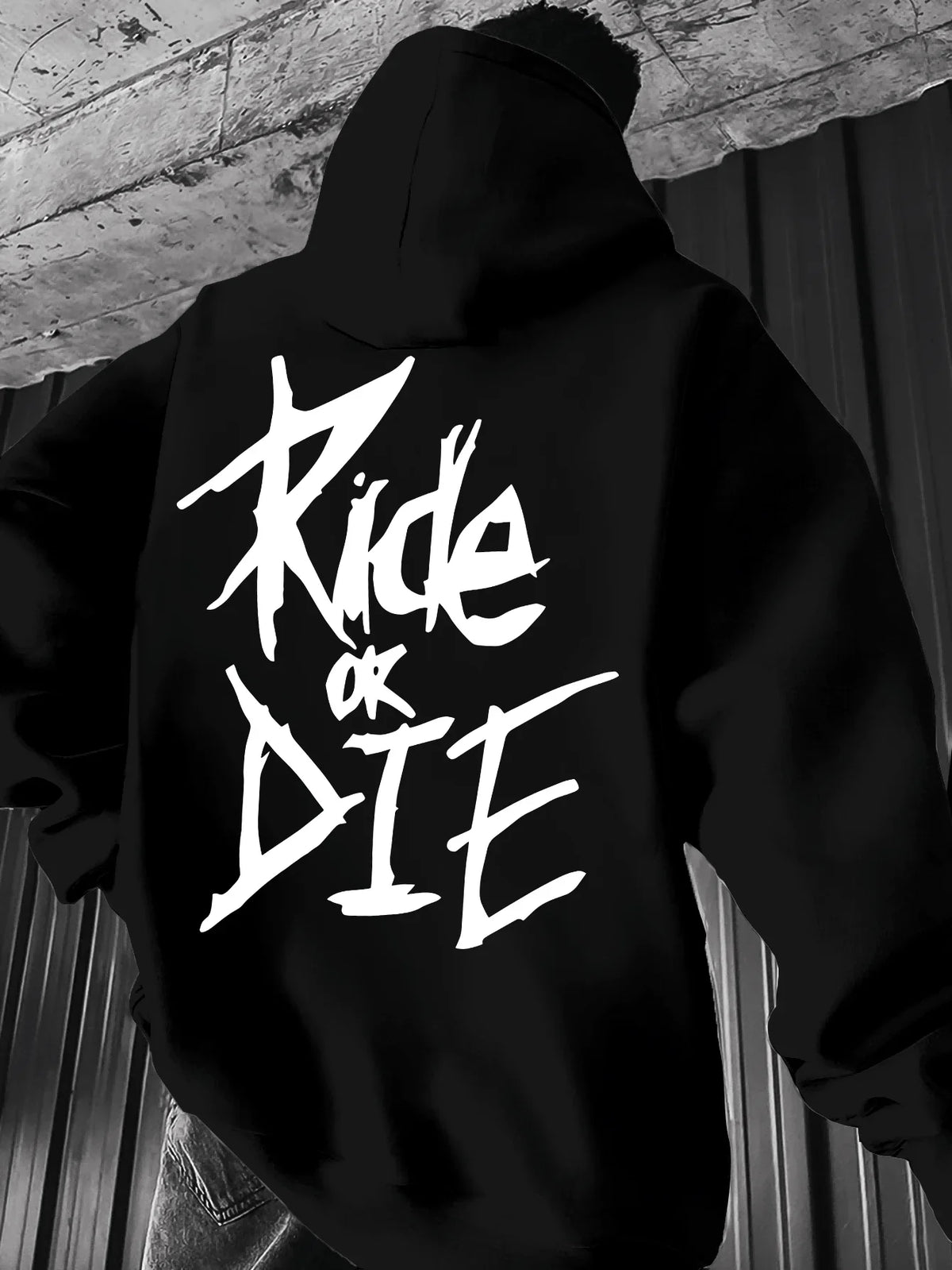Unisex casual zip-up hoodie