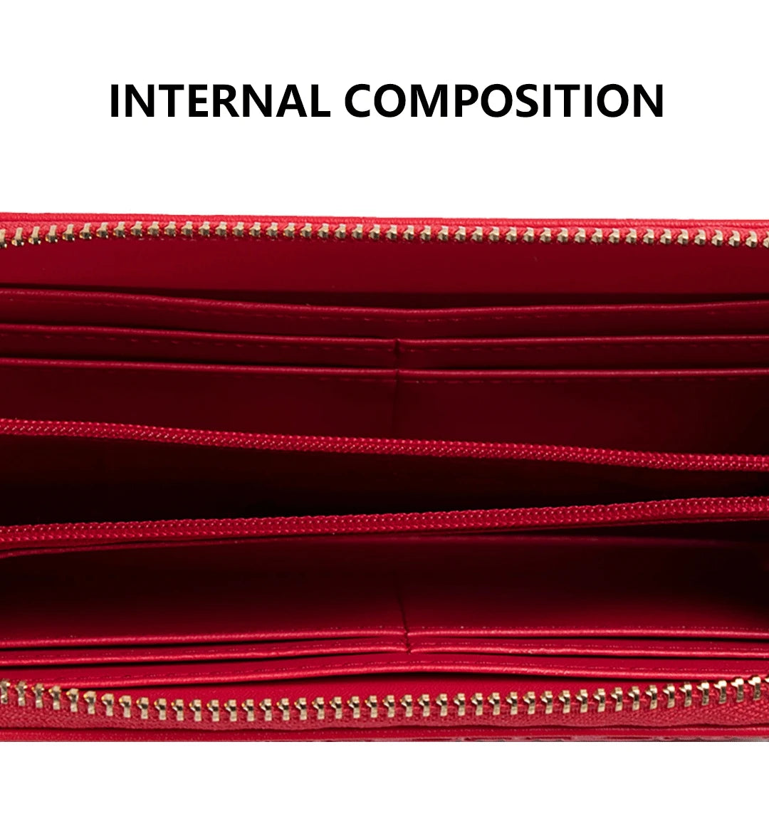 CH Fashion Classic Women's Wallet Standard Solid Color Design Letter Embossed Women's 2026 New Luxury Wallet