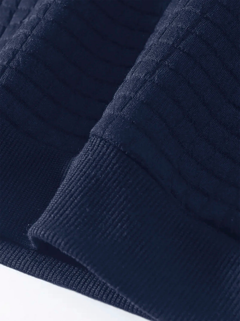 Autumn Men's Crew Neck Pullover Solid Color Casual Jacquard Check Sweatshirt Long Sleeve Warm Slim Sweaters Knitted Streetwear