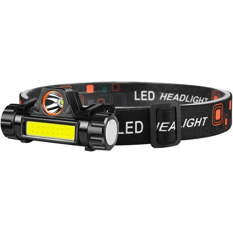 Rechargeable Flashlight Cap Light Rechargeable Led Headlamp Super Powerful Flashlights High Power Flashlight Hiking Lamp Battery