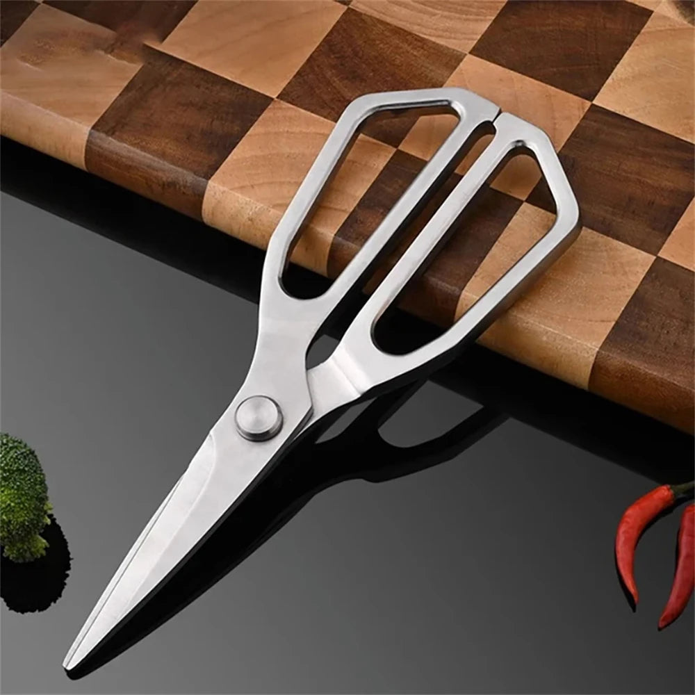 1PC，Chicken Bone Kitchen Scissors Kitchen Duck Fish Cutter Stainless Steel BBQ Scissors Food Scissors Food Scissors Tools