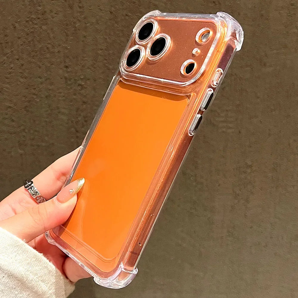 Shockproof Bumper Protector HD Clear Acrylic Phone Case For iPhone 18 17 16 15 14 13 12 11 Pro Max Back Cover Transparent Funda