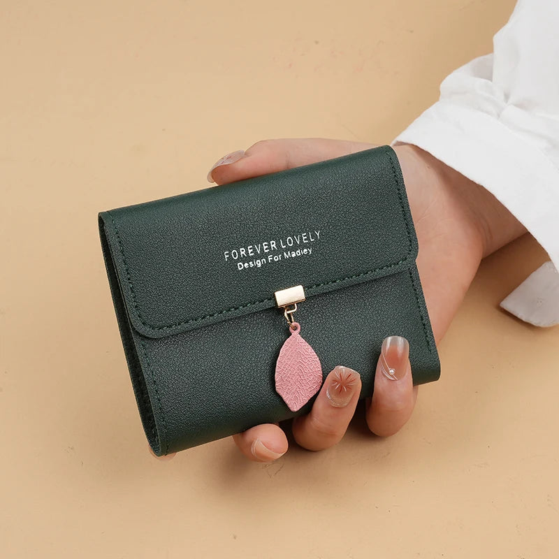 Trifold Clutch Coin Purse, Minimalist Credit Card Holder, Women's Casual Wallet