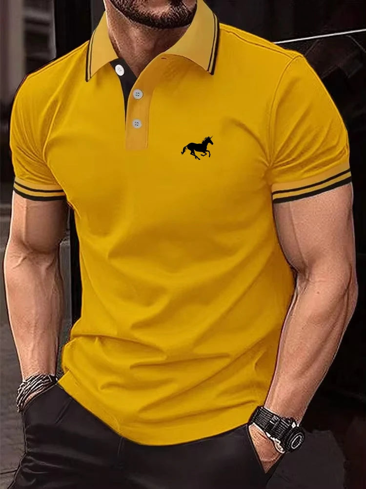 Men's short-sleeve polo shirt