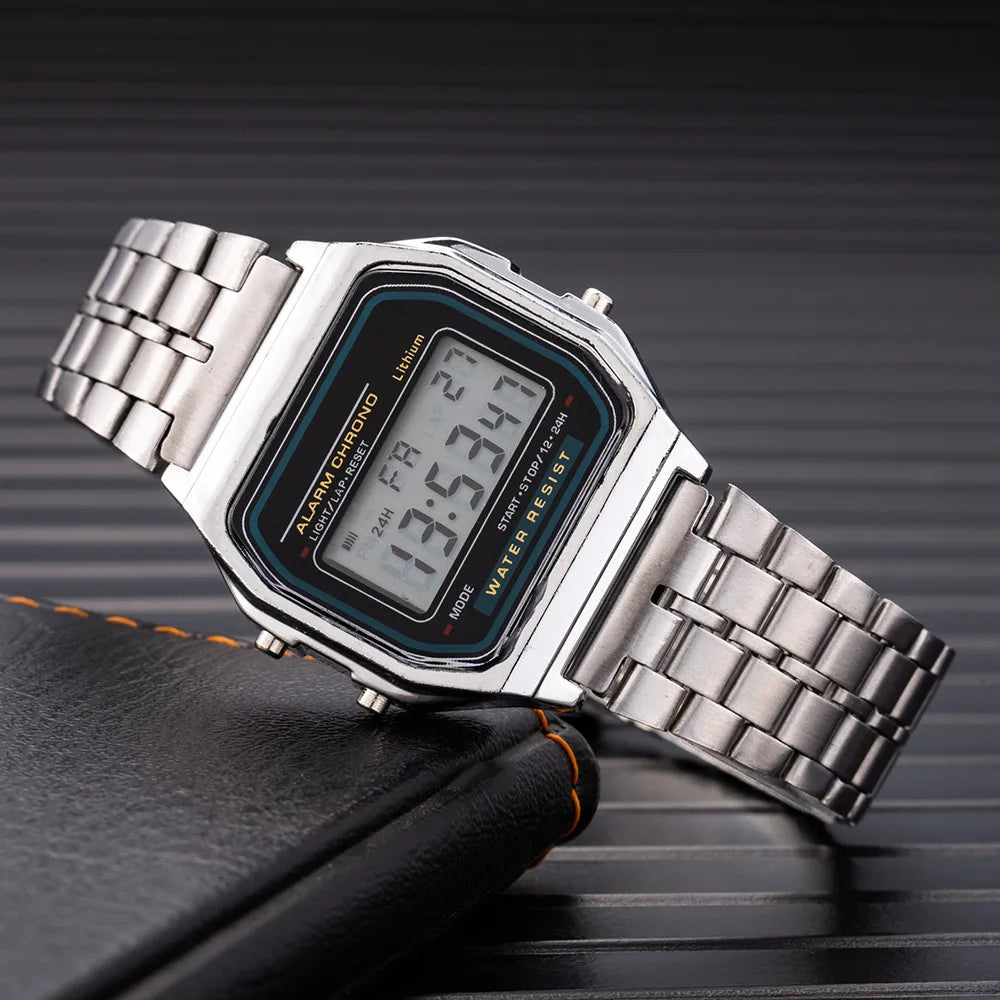 Men's LED digital wristwatch
