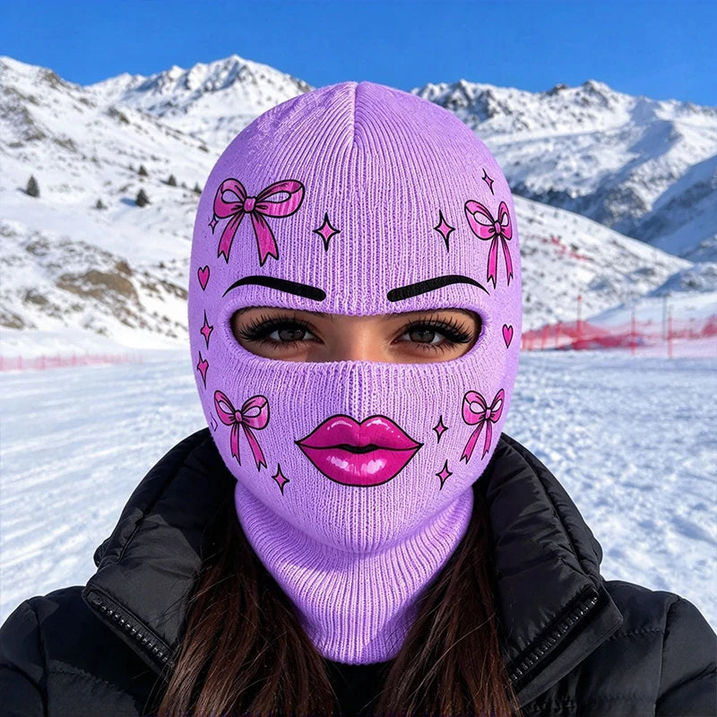 Printed Winter Balaclava Mask
