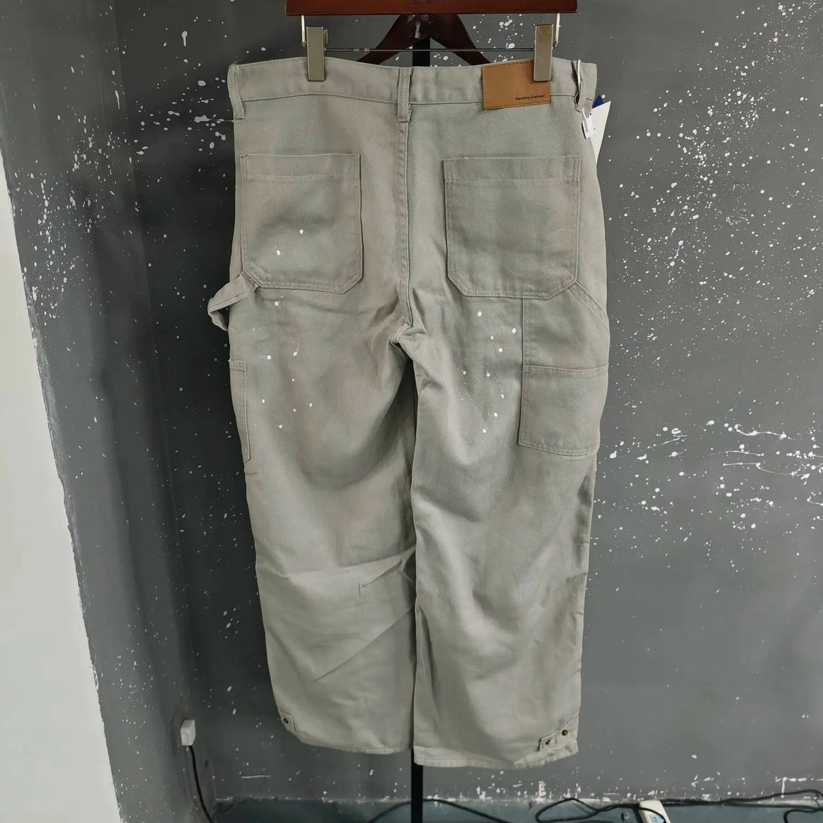 PFNW 2025 Autumn Men's Jeans Loose Long Pants Korea Fashion High Street Solid Color Male Wide Leg Trousers 28W9729