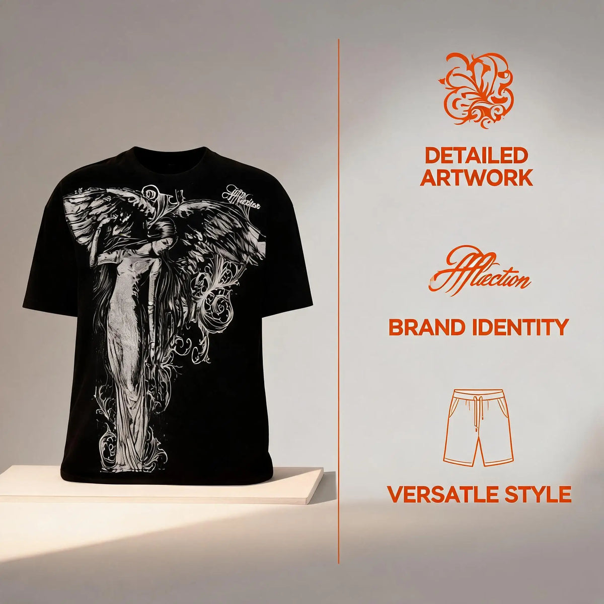 Classic Y2K Gothic Style T-shirt Print Oversized T Shirt High Street Shirts Gothic Round Neck Cotton Tops New Mens Women T Shirt