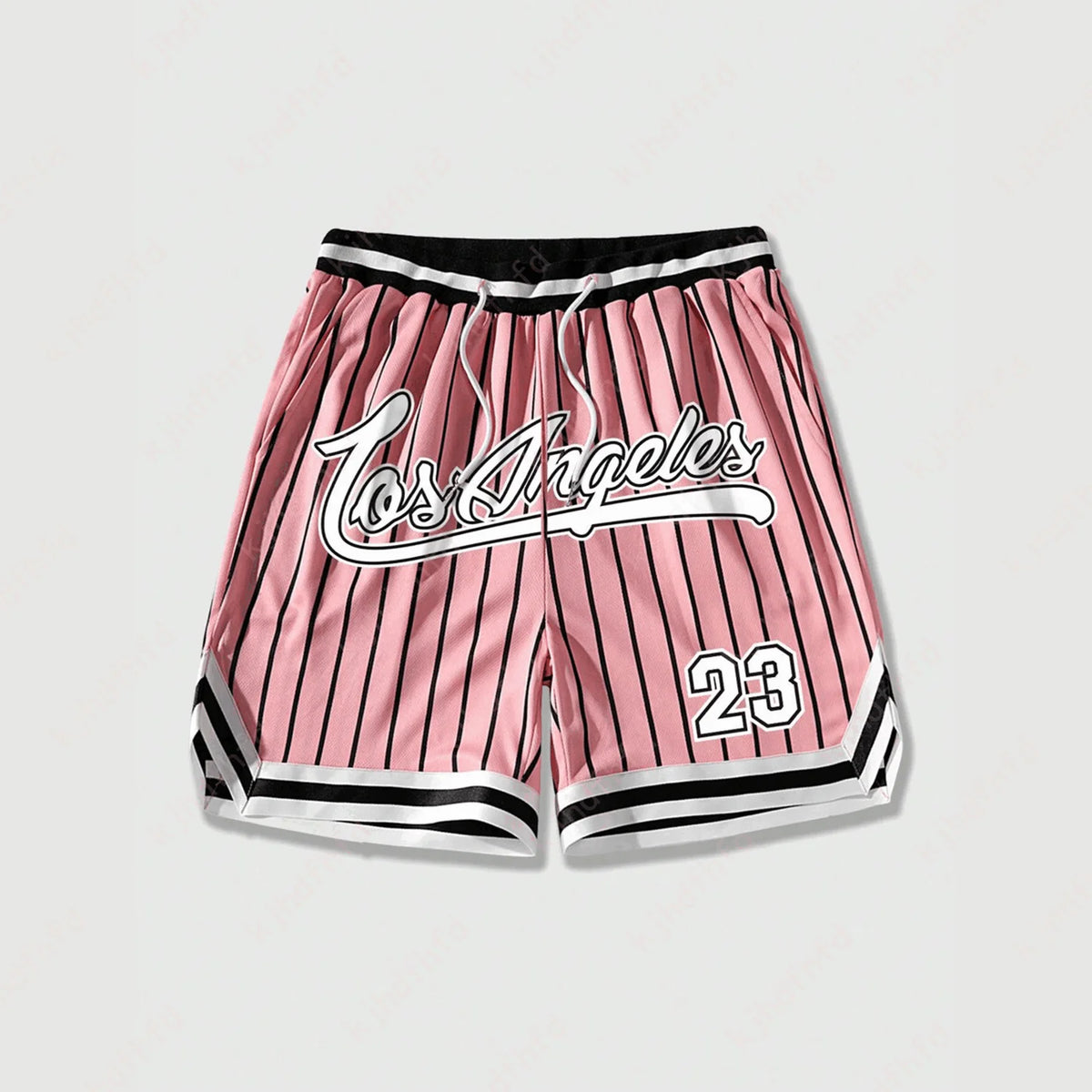 Los Angeles #23 Basketball Shorts Men's Loose Beach Shorts Quick Dry Shorts For Summer Women 3D Casual Oversized Sport Shorts
