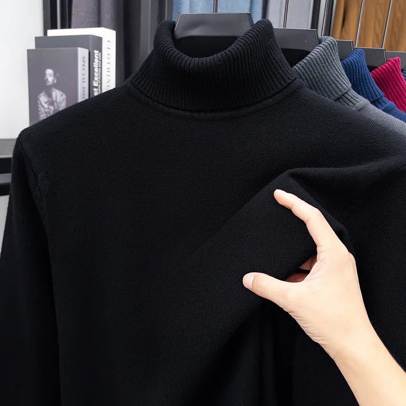 Men's crew-neck knitted sweater
