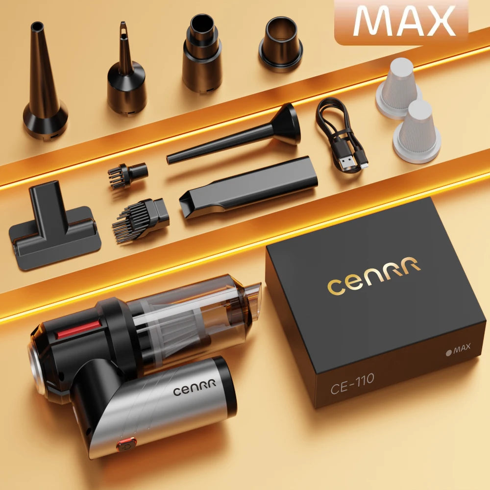 CENRR Car Vacuum Cleaner Mini 998000PA Powerful Cordless Portable Vacuum Cleaner for Home Appliance Handheld Blower Car Cleaner