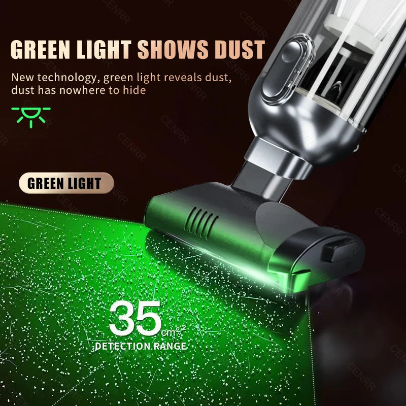 CENRR Car Vacuum Cleaner Mini 998000PA Powerful Cordless Portable Vacuum Cleaner for Home Appliance Handheld Blower Car Cleaner