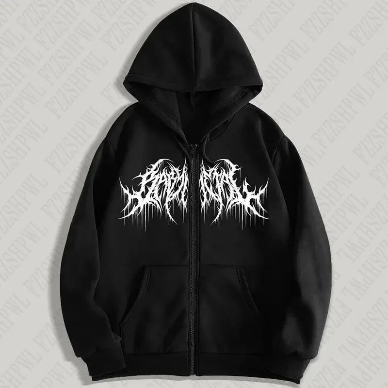 Men's casual pullover or zip-up hoodie