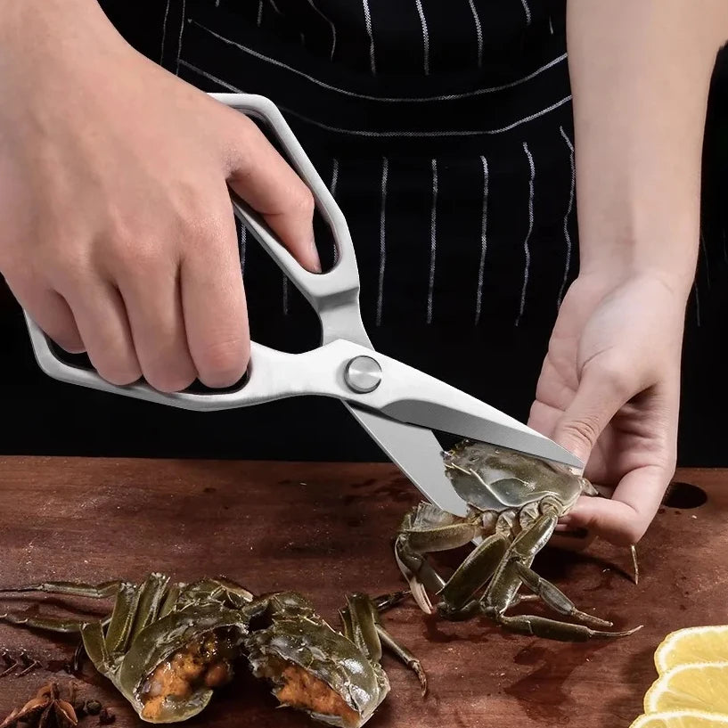 1PC，Chicken Bone Kitchen Scissors Kitchen Duck Fish Cutter Stainless Steel BBQ Scissors Food Scissors Food Scissors Tools