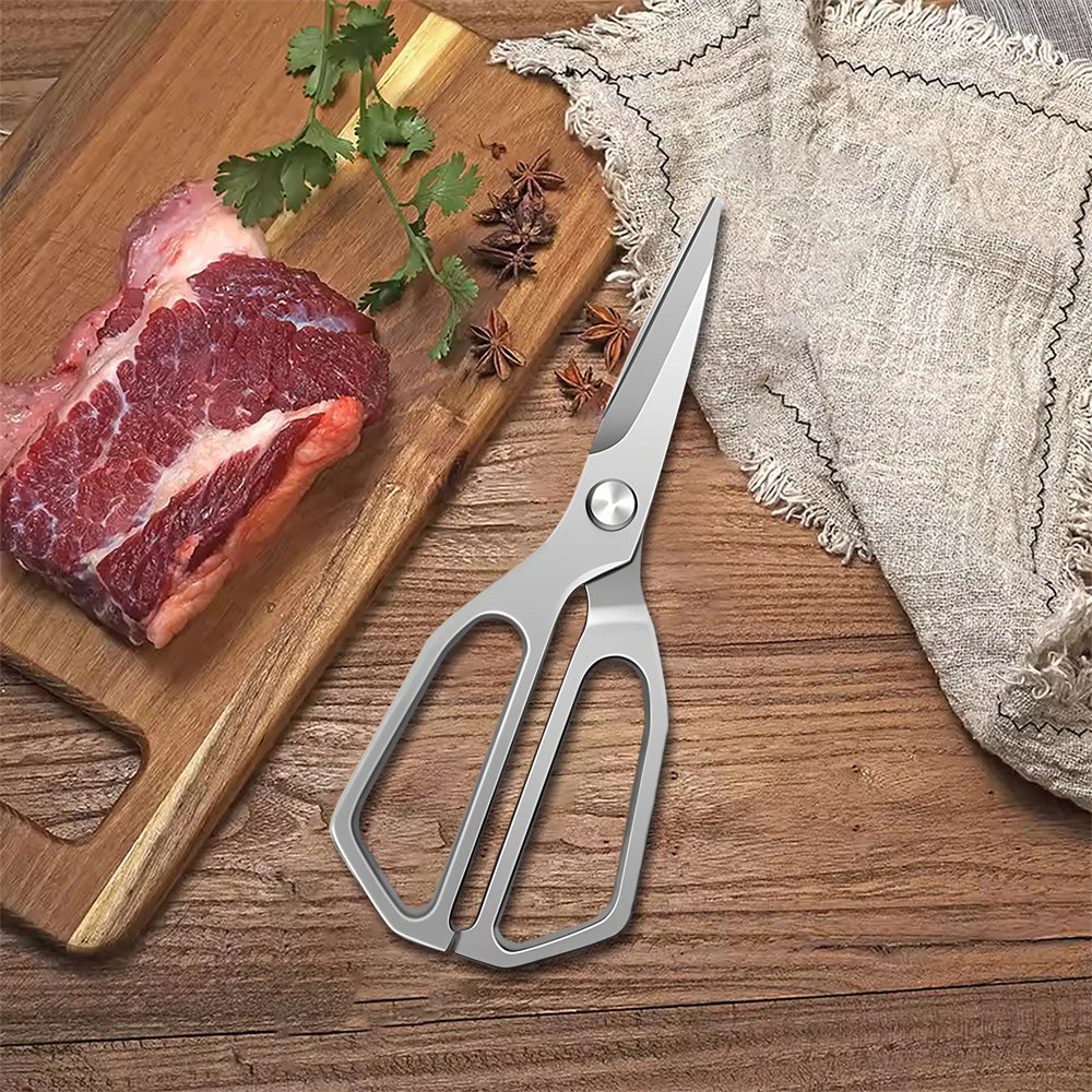 1PC，Chicken Bone Kitchen Scissors Kitchen Duck Fish Cutter Stainless Steel BBQ Scissors Food Scissors Food Scissors Tools