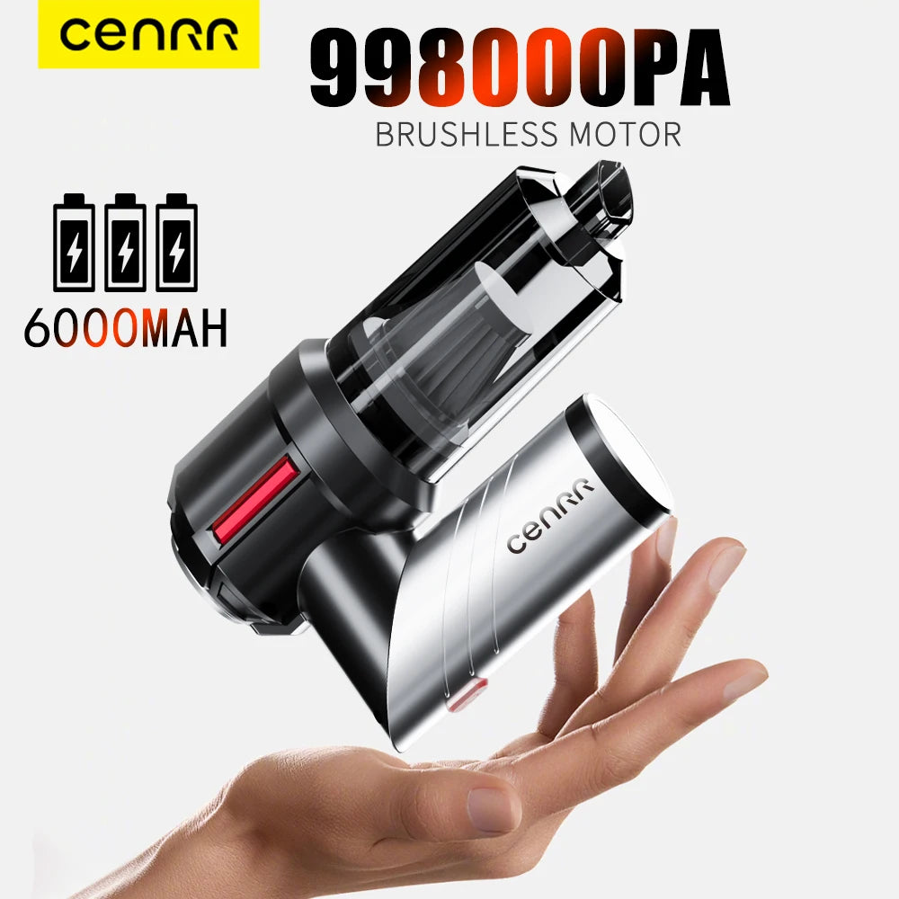 Cordless vacuum cleaner for car and home