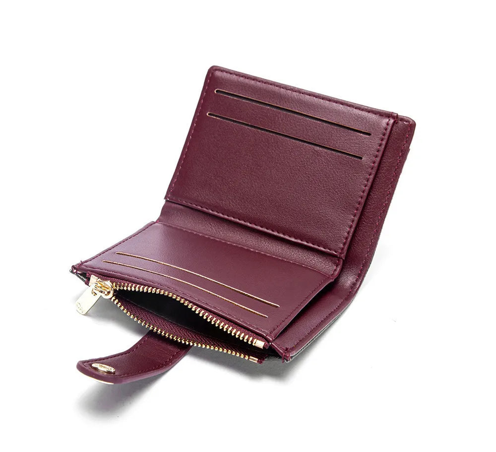 CH Luxury Brand Classic Square Design Wallet Fashion Button Classic Small and Lightweight Luxury Women's Folding Wallet